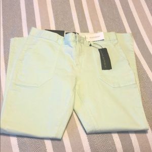Banana Republic jeans in seafoam green